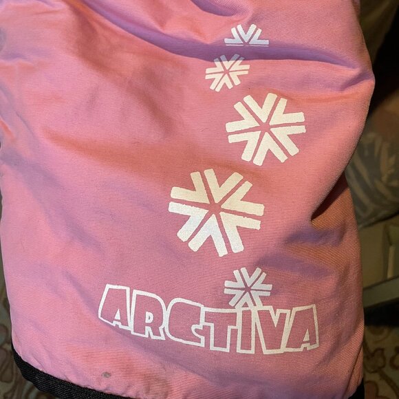 Arctiva Youth Aurora Snow/Snowmobile Bibs Size 18 Pink Adjustable snowpants girl - Picture 3 of 9